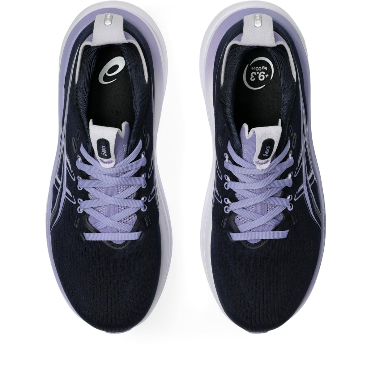 ASICS Women's Gel-Nimbus 28 Running Shoes, 5.5, Midnight/Bluebell