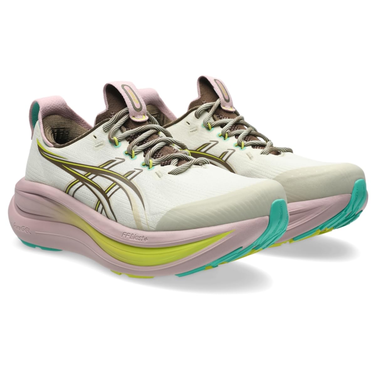 ASICS Women's Gel.Nimbus 28 Trail Running Shoes, 5.5, Light DUST/Clay Canyon