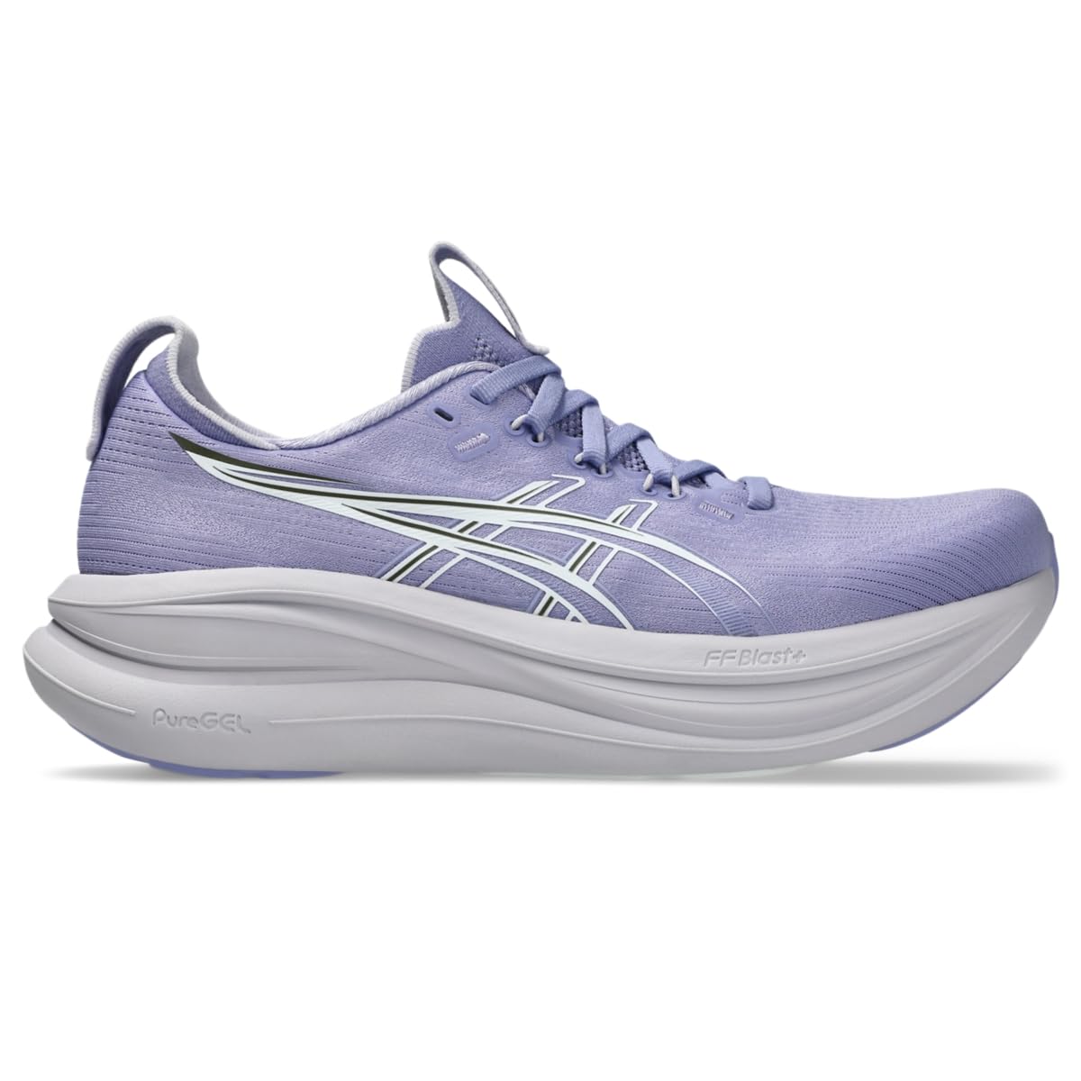 ASICS Women's Gel-Nimbus 28 Running Shoes, 5.5, Bluebell/White