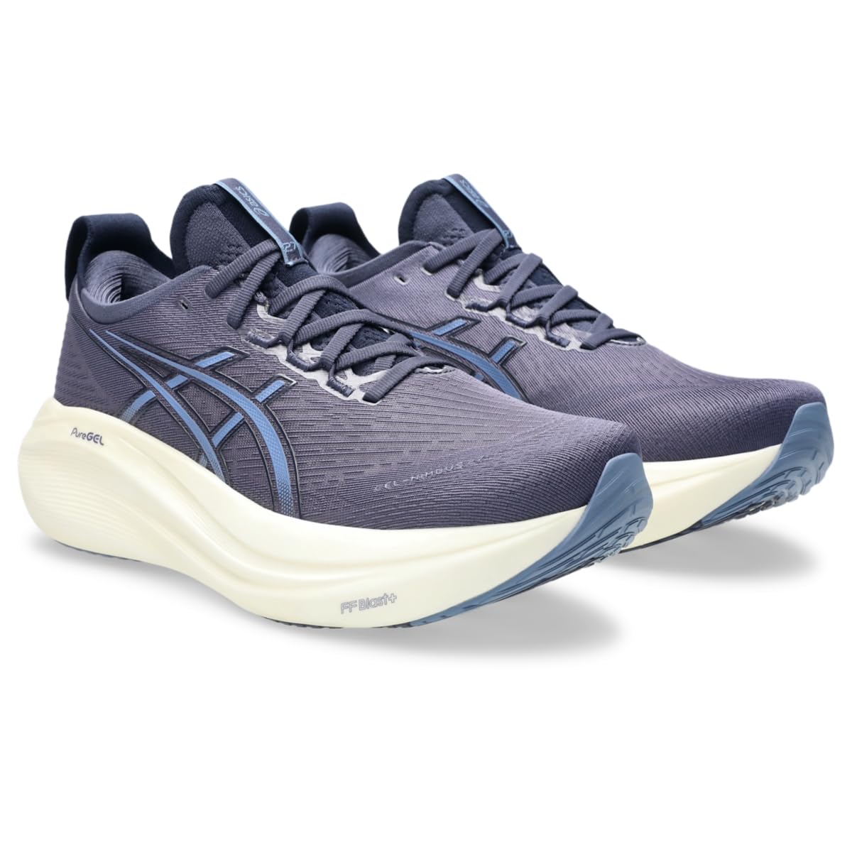 ASICS Men's Gel-Nimbus 27 Running Shoe, 11, Indigo Fog/Denim Blue