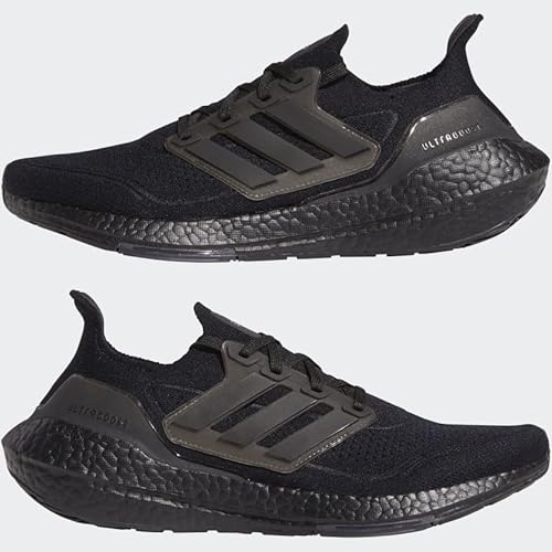 Adidas Men's Ultraboost 21, Black/Black/Black, 9