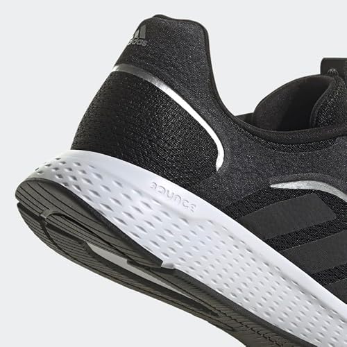 adidas Women's Edge Lux 5 Sneaker, Black/Black/Carbon, 9