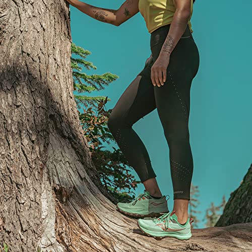Saucony Women's Peregrine 13 Sneaker, Sprig/Canopy, 6