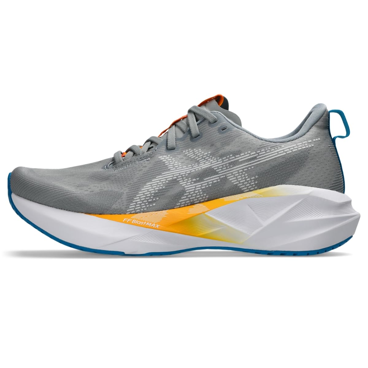 ASICS Men's NOVABLAST 5 Running Shoes, 10.5, Gravel/White - product image