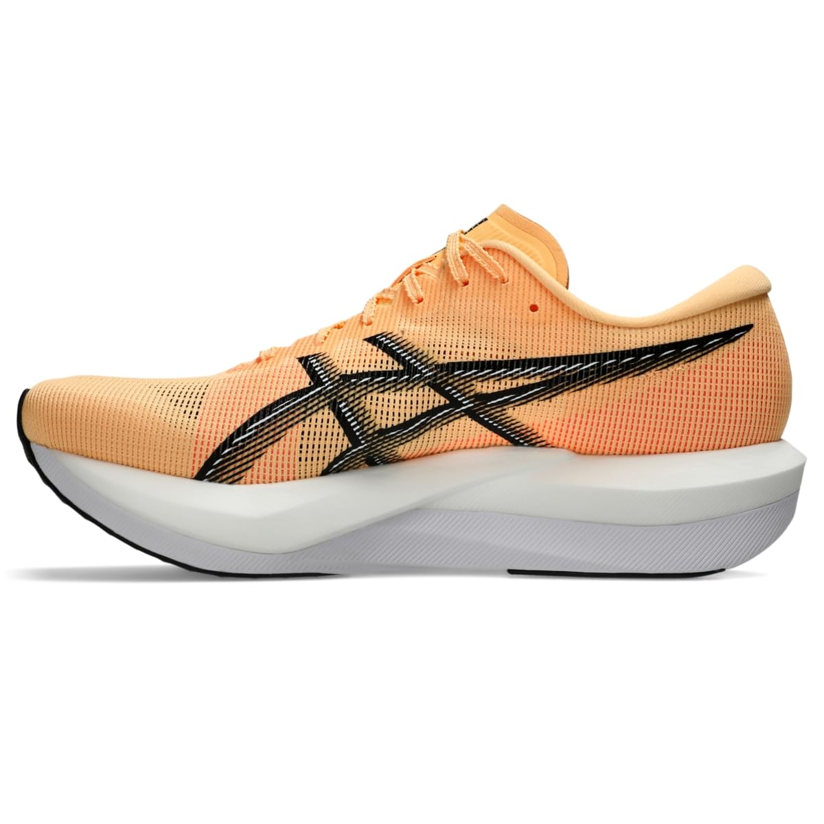 ASICS Unisex Magic Speed 5 Running Shoes, 10.5M / 12W, Orange Glow/Black