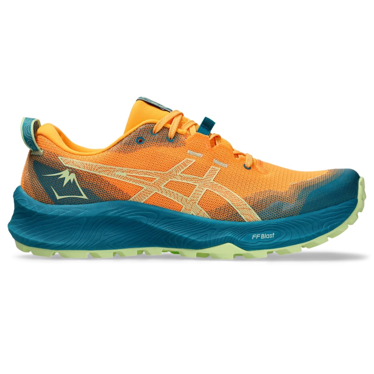 ASICS Men's Gel-Trabuco 12 Running Shoes, 7.5, Stadium Orange/Cool Matcha - alternate product view 8