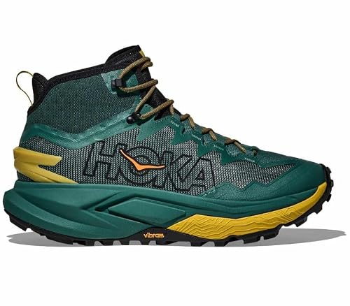 Hoka Men's Mafate Hike Sneaker, Thyme/Yellow Gold, 12 - alternate view 4