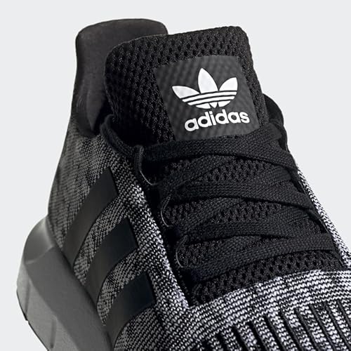 adidas Originals Men's Swift Run Shoe, Core White/Core White/Black, 10