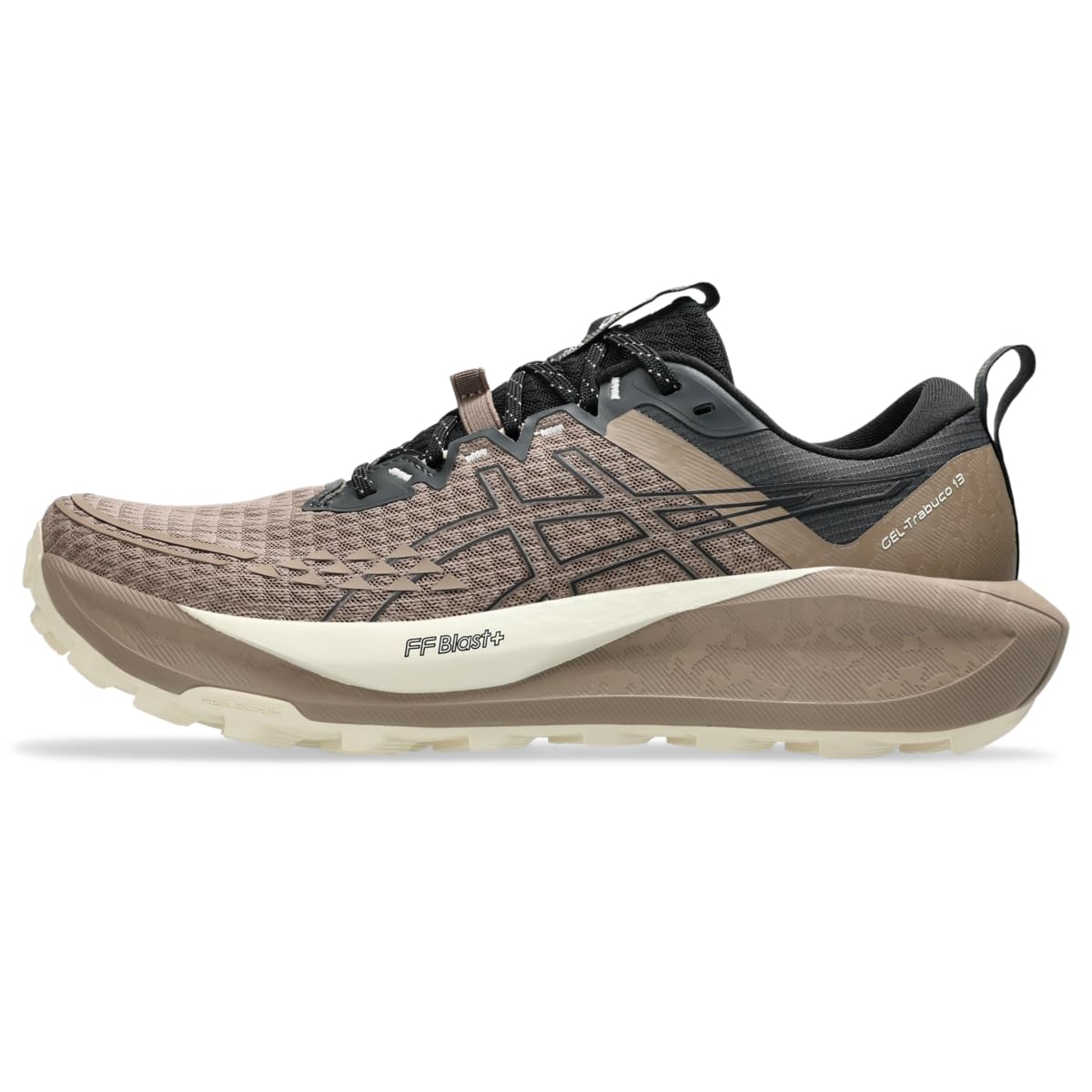 ASICS Men's Gel-Trabuco 13 Running Shoes, 7.5, Taupe Grey/Black - product image