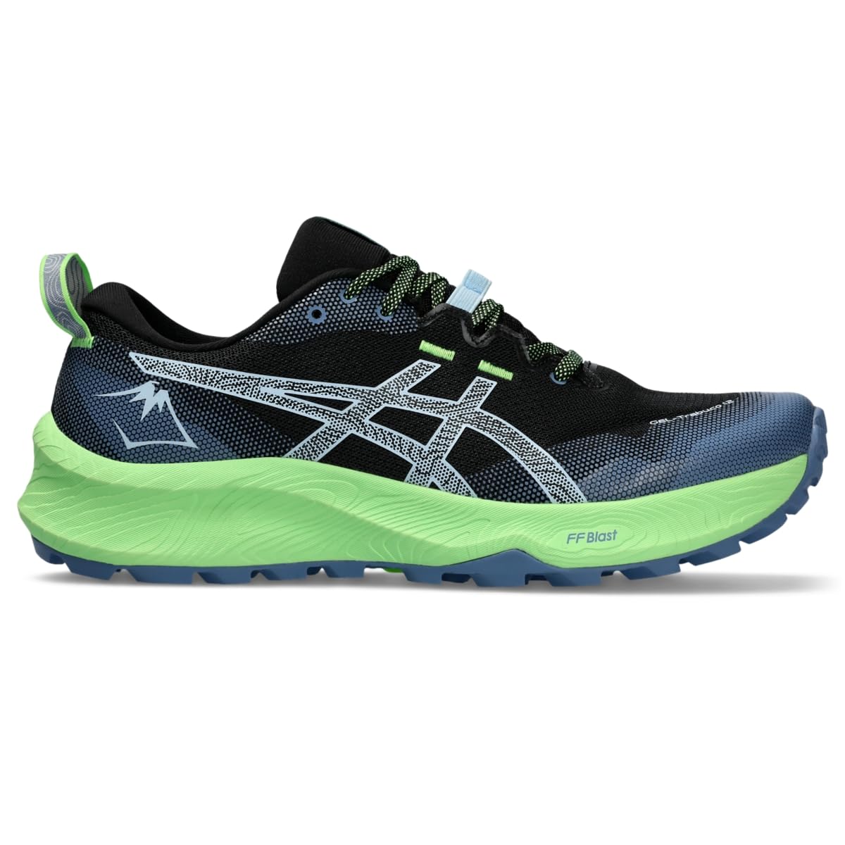 ASICS Men's Gel-Trabuco 12 Running Shoe, 7.5, Black/Light Blue - alternate product view 8