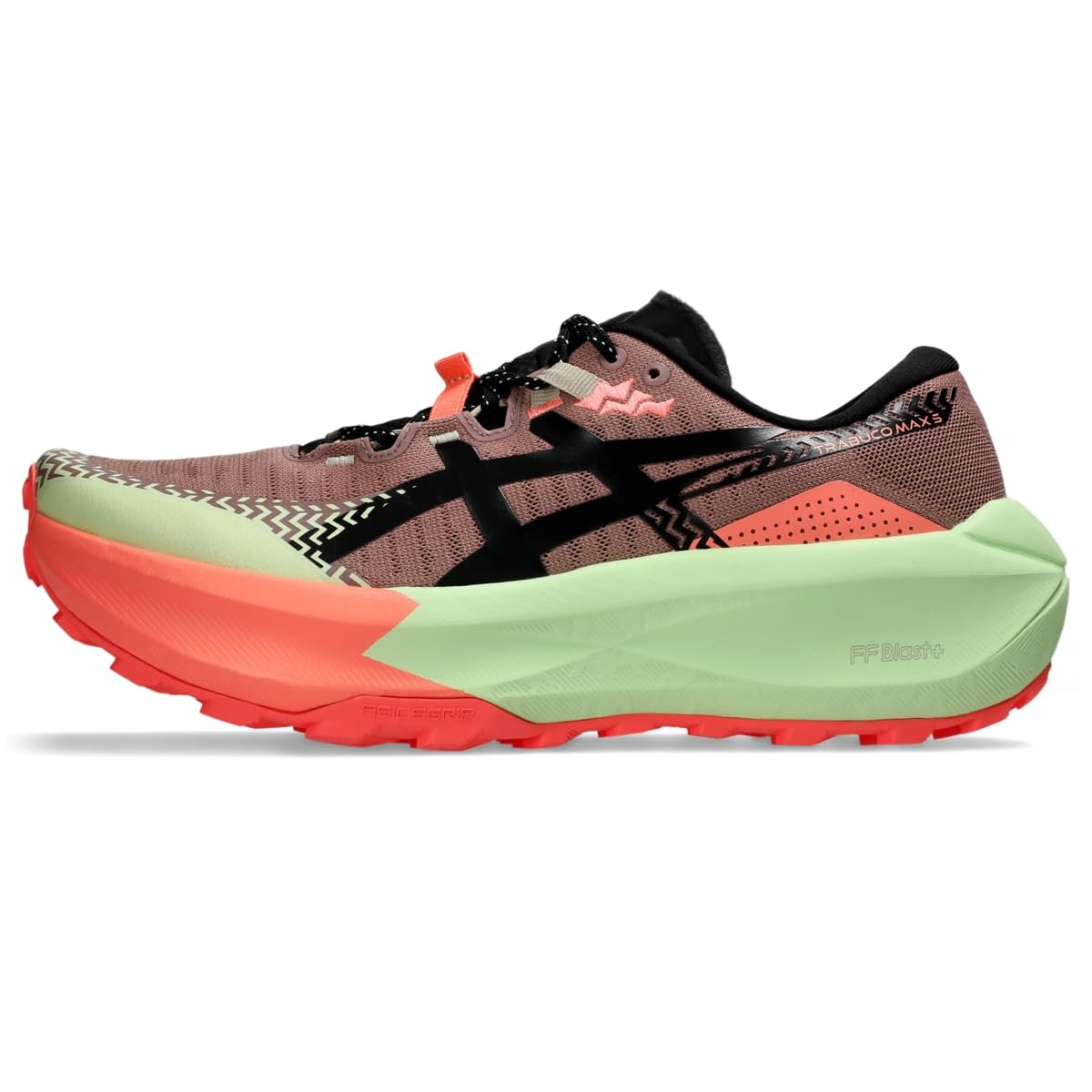 ASICS Men's Trabuco MAX 5 Running Shoes, 10.5, UMEBOSHI/Black - product image