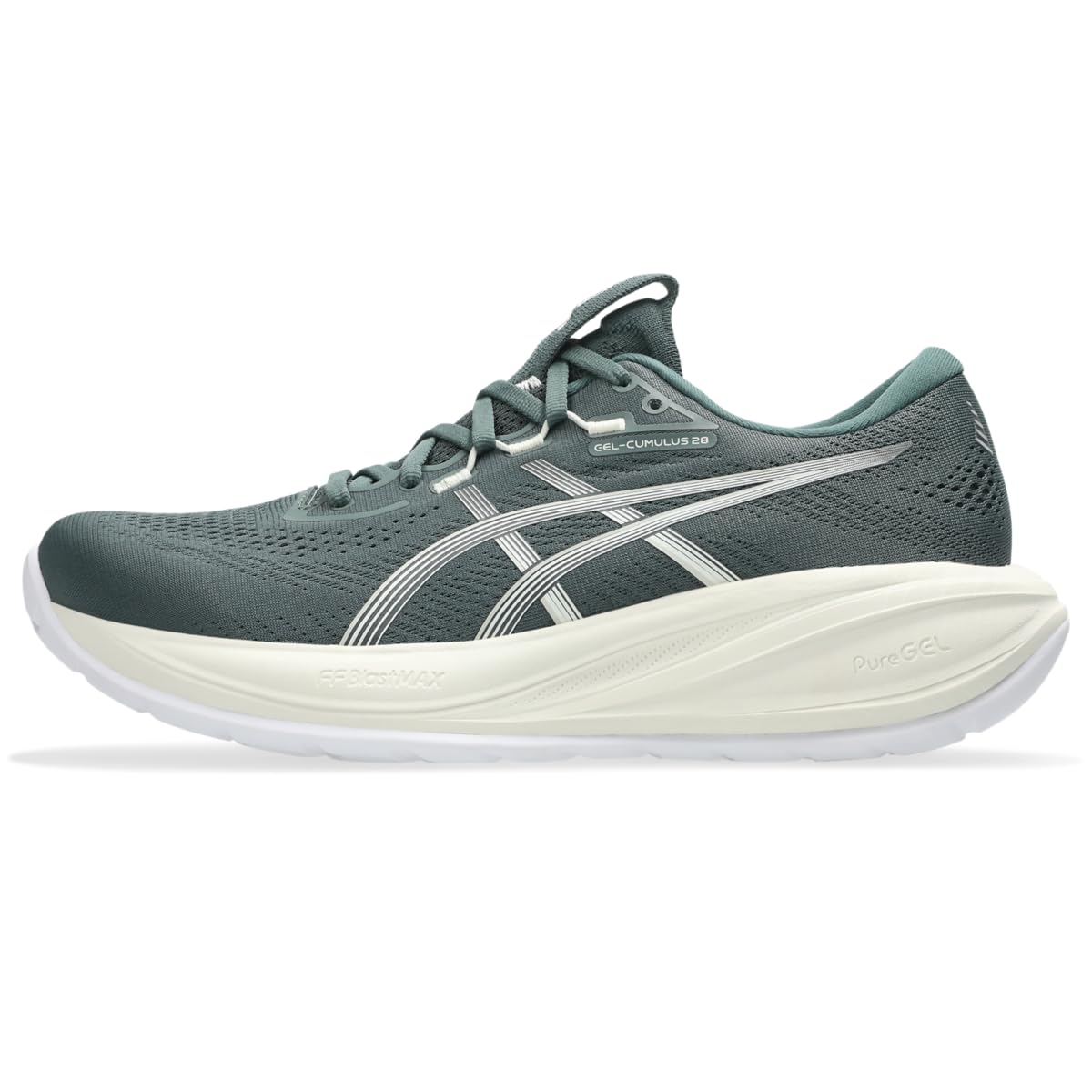 ASICS Men's Gel-Cumulus 28 Running Shoes, 10.5, Dusty Fern/Ivory - product image