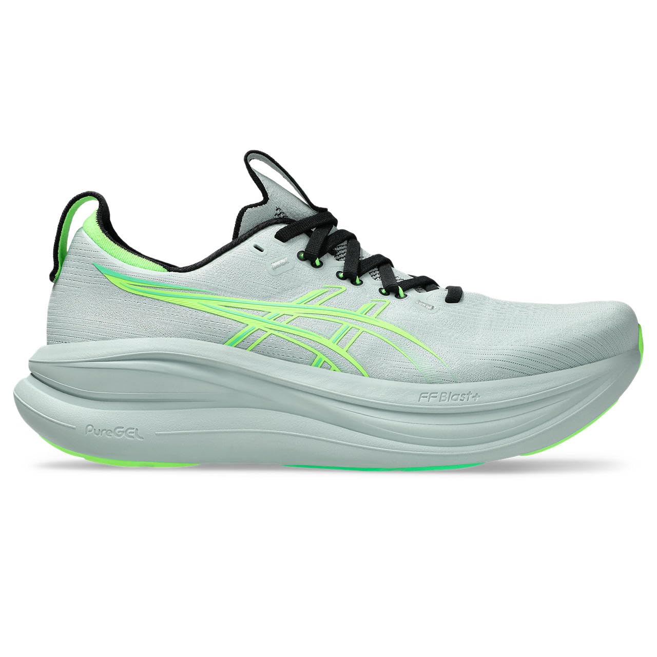 ASICS Men's Gel-Nimbus 28Sneaker, Cold Moss Illuminate Green, 10.5 US - alternate product view 3