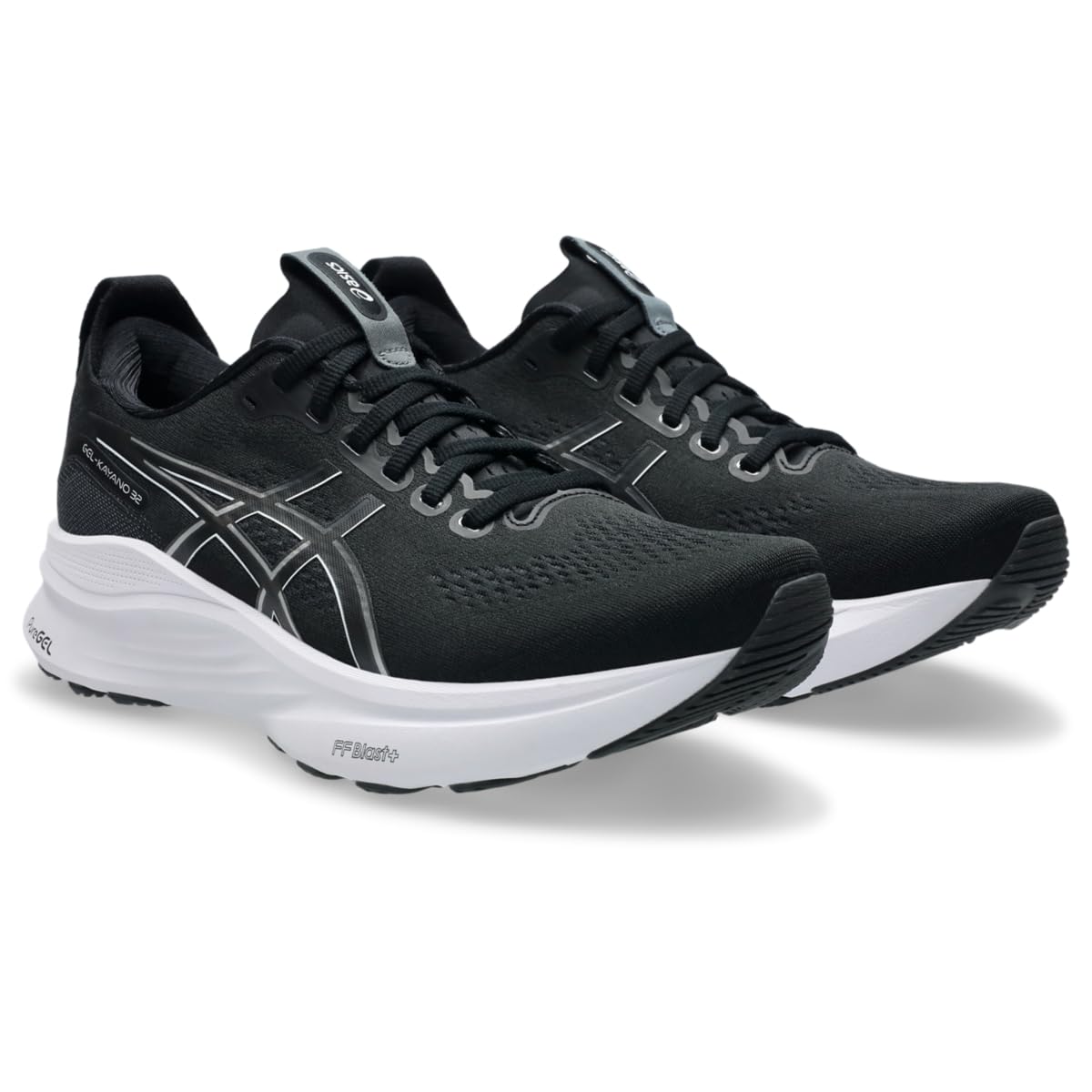 ASICS Men's Gel.Kayano 32 Running Shoes, 11.5, Black/White