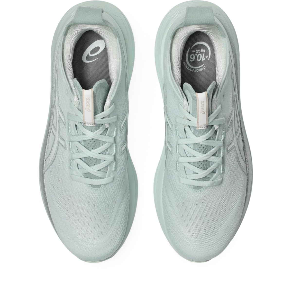 ASICS Men's Gel-Nimbus 27 Running Shoes, 10.5, Pure Aqua/White