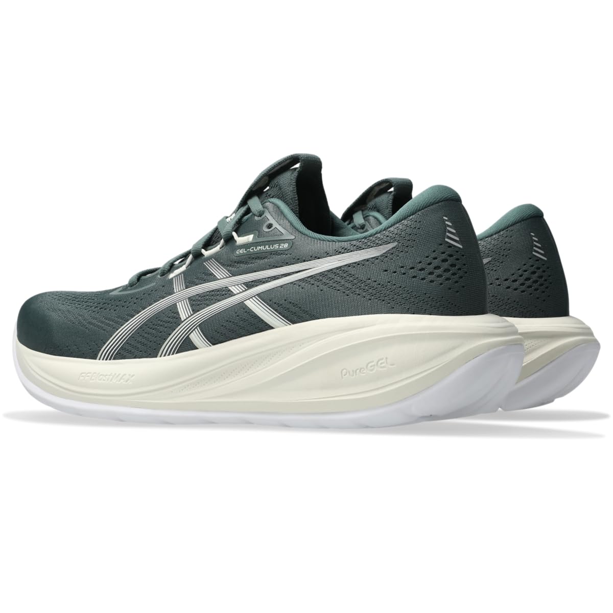ASICS Men's Gel-Cumulus 28 Running Shoes, 10.5, Dusty Fern/Ivory - alternate product view 3