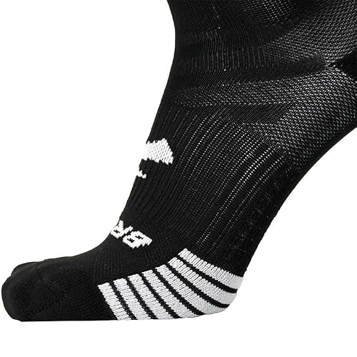 Brooks Ghost Lite Quarter Socks I Performance Running, Comfort Fit with Arch Support for Men & Women (2-Pack Set) - Black - Large