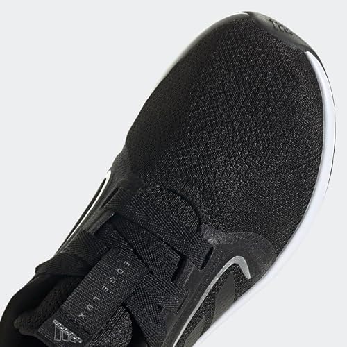adidas Women's Edge Lux 5 Sneaker, Black/Black/Carbon, 9