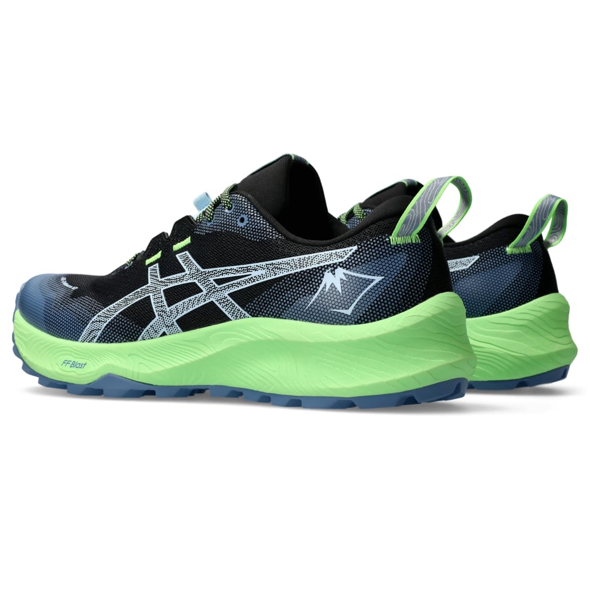 ASICS Men's Gel-Trabuco 12 Running Shoe, 7.5, Black/Light Blue - alternate product view 3