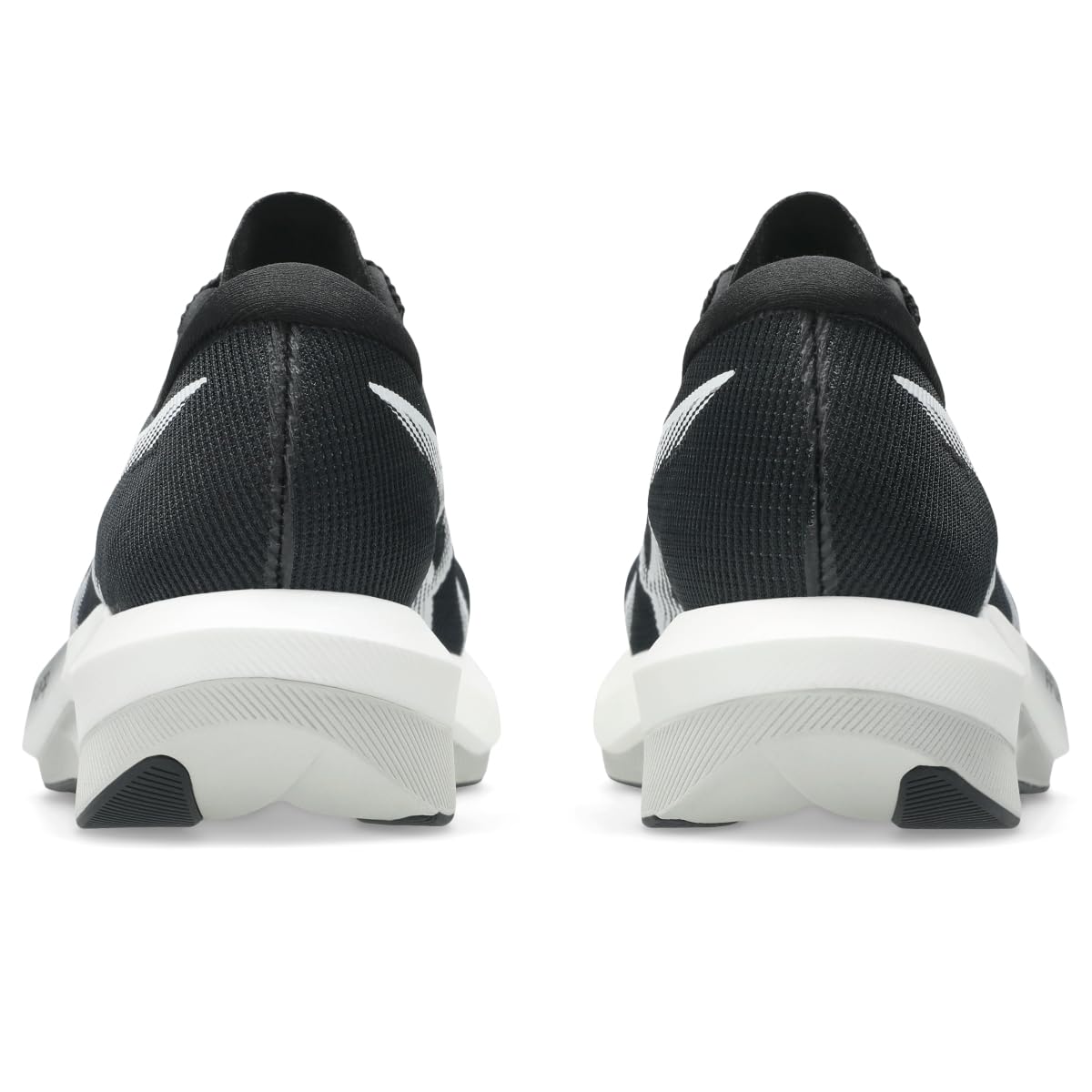 ASICS Unisex Magic Speed 5 Running Shoes, 10.5M / 12W, Black/White
