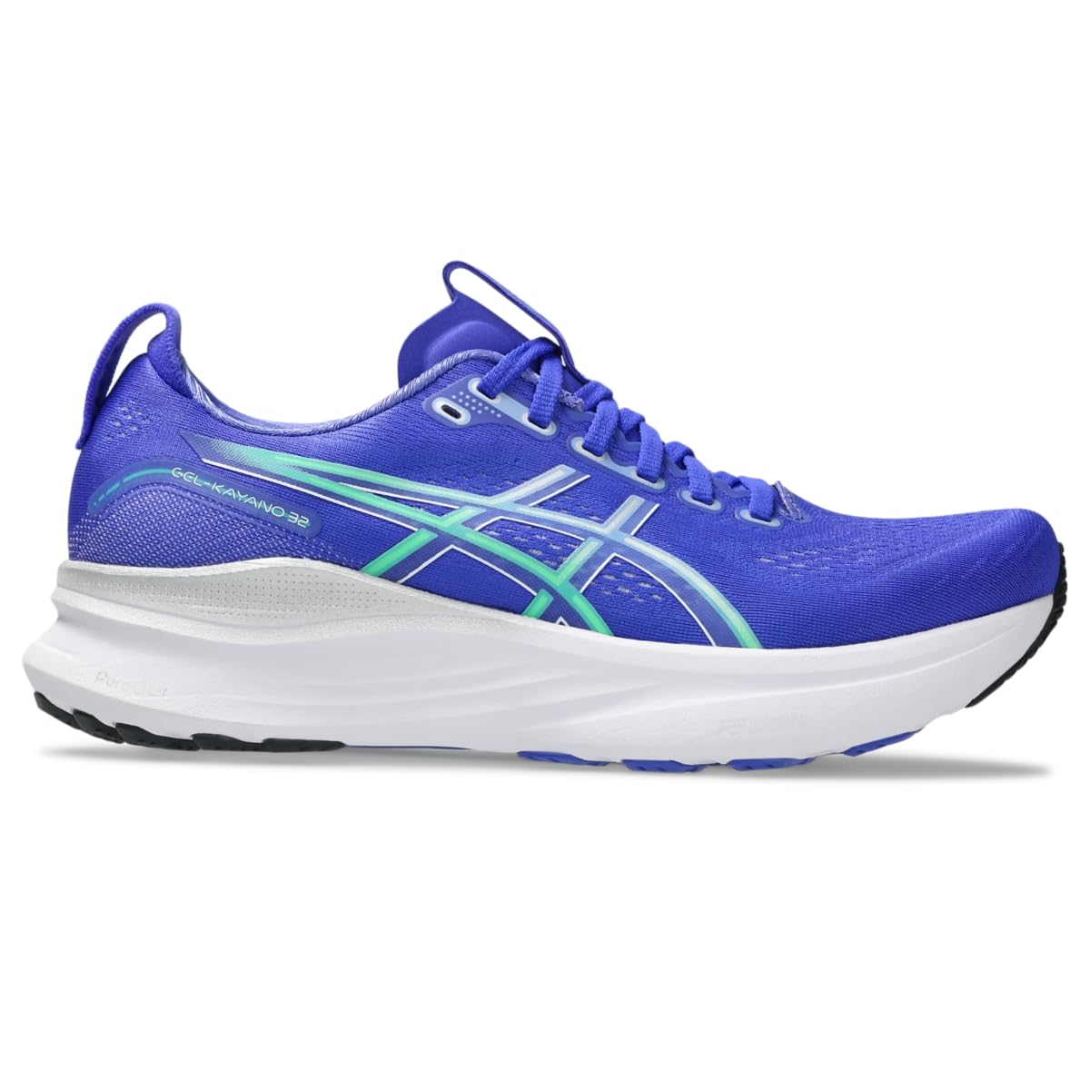 ASICS Men's Gel-Kayano 32 Running Shoes, 12, Cobalt Burst/Pure Silver