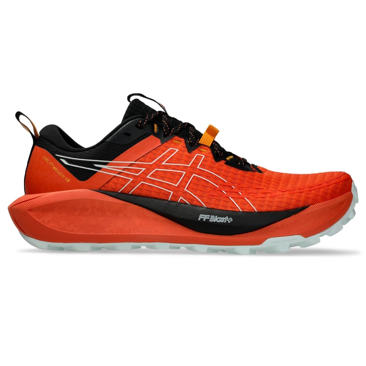 ASICS Men's Gel-Trabuco 13 Running Shoes, 7.5, NOVA Orange/Pure Aqua - alternate product view 8