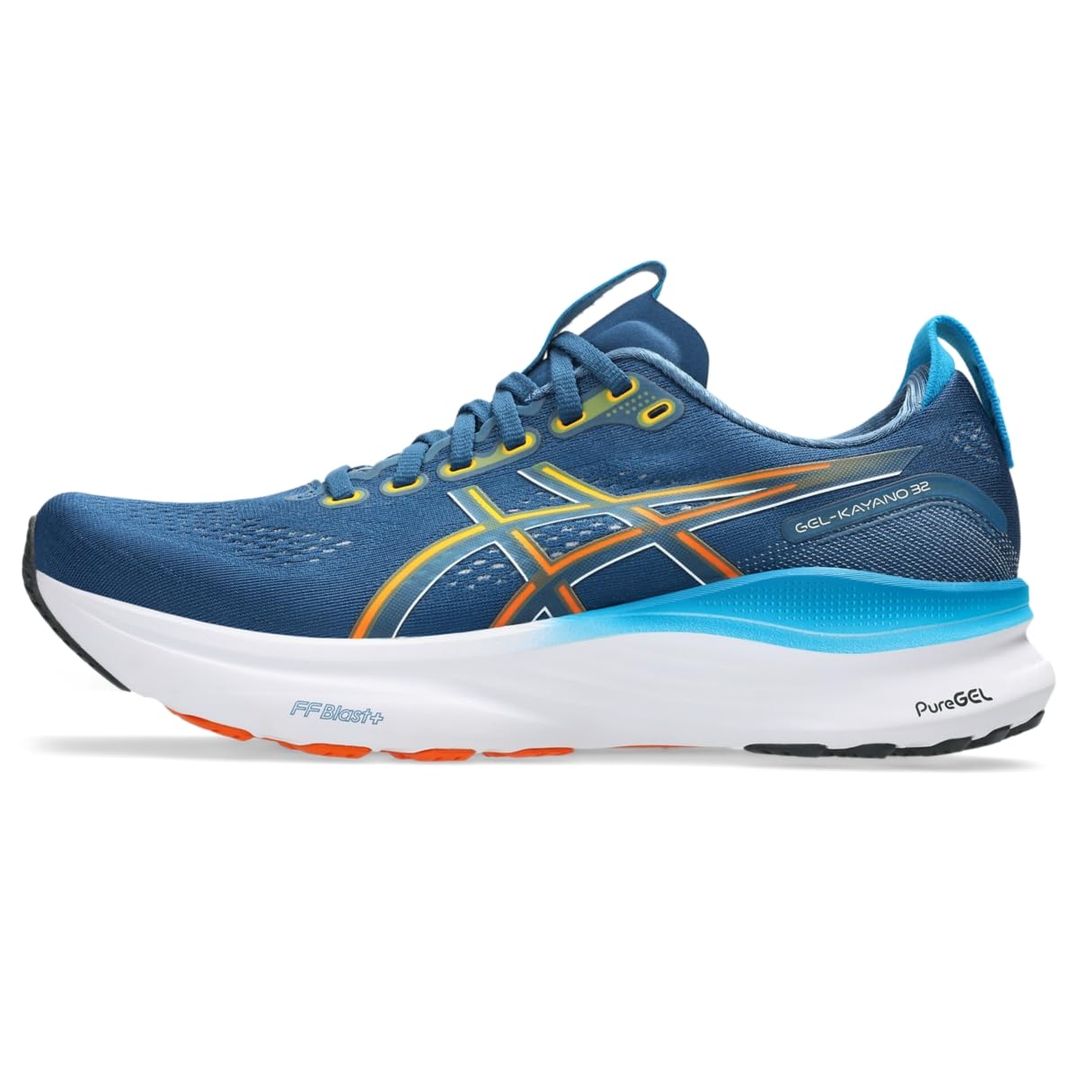 ASICS Men's Gel-Kayano 32 Running Shoes, 11.5, Twilight Blue/ANZU