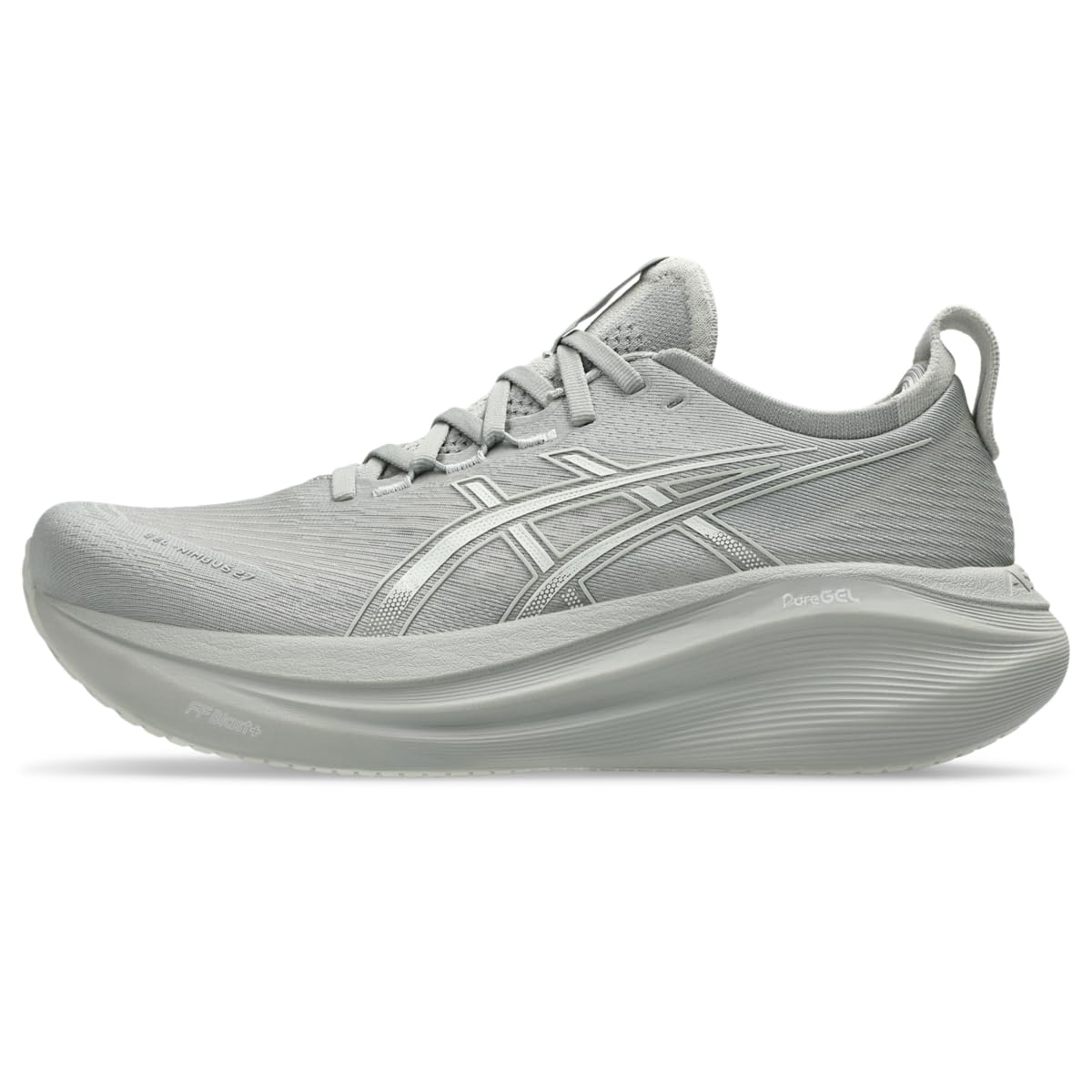 ASICS Men's Gel-Nimbus 27 Running Shoe, 11, Seal Grey/Lake Grey