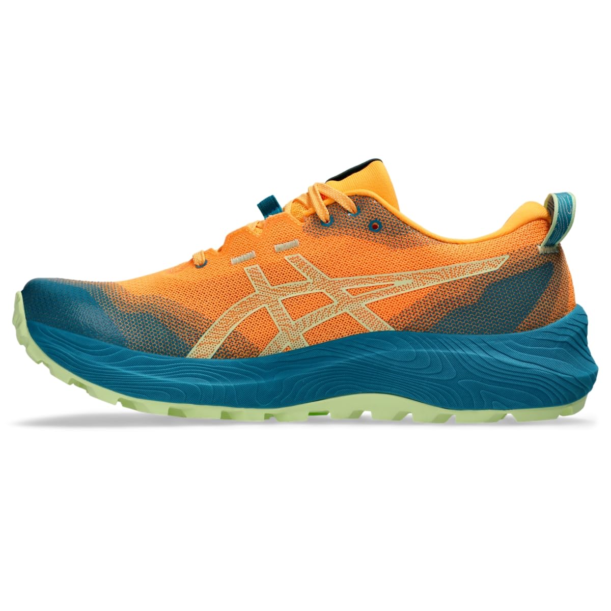 ASICS Men's Gel-Trabuco 12 Running Shoes, 7.5, Stadium Orange/Cool Matcha - alternate product view 4