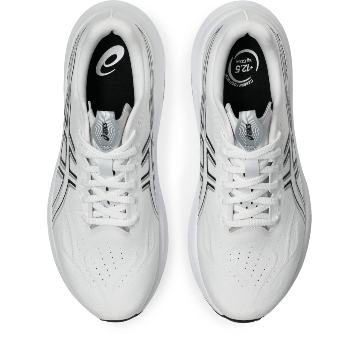 ASICS Men's GT-2000 14 Running Shoes, 9.5, White/Black