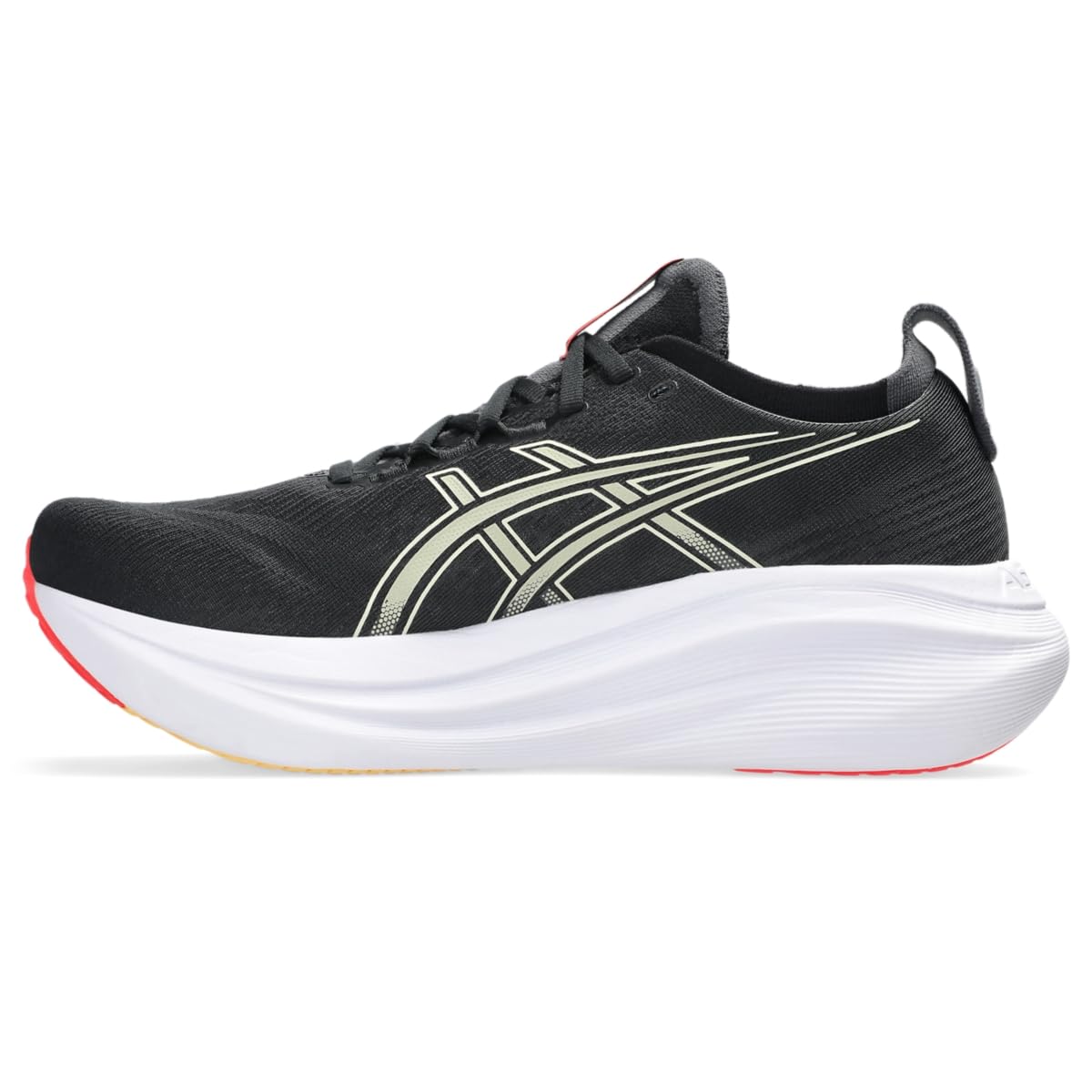ASICS Men's Gel-Nimbus 27 Running Shoe, 9.5, Black/Khaki