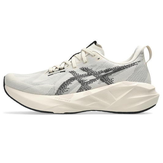 ASICS Men's NOVABLAST 5 Running Shoes, 10.5, Oatmeal/Black