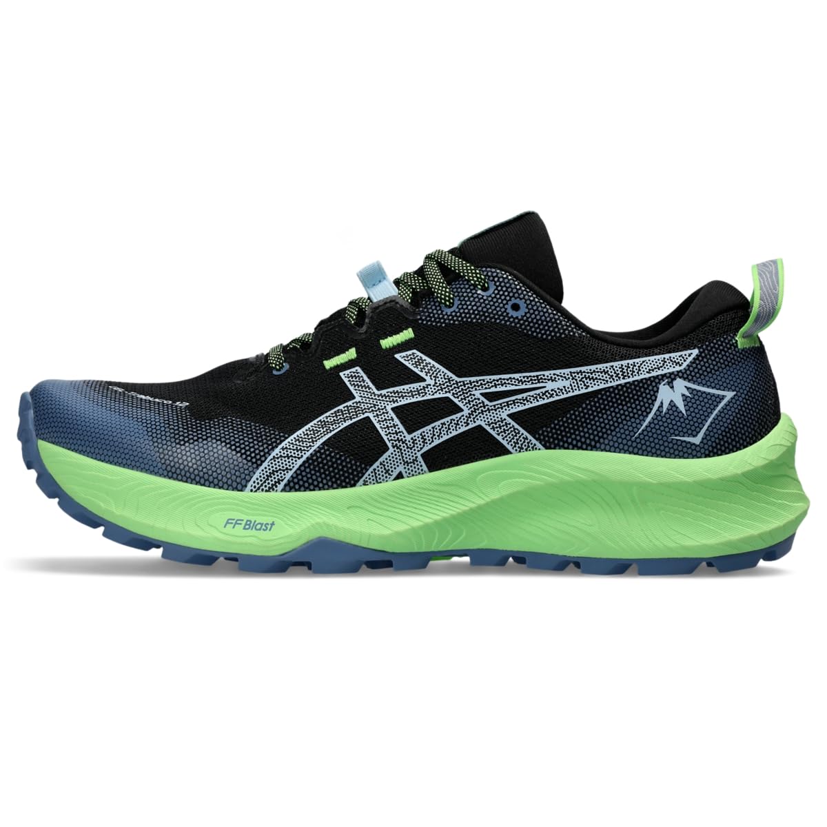 ASICS Men's Gel-Trabuco 12 Running Shoe, 7.5, Black/Light Blue - product image