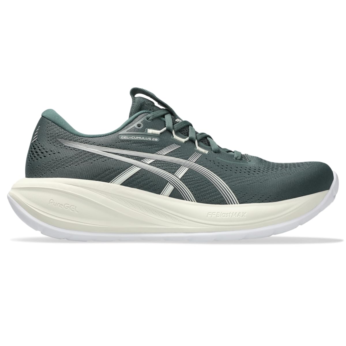 ASICS Men's Gel-Cumulus 28 Running Shoes, 10.5, Dusty Fern/Ivory - alternate product view 8