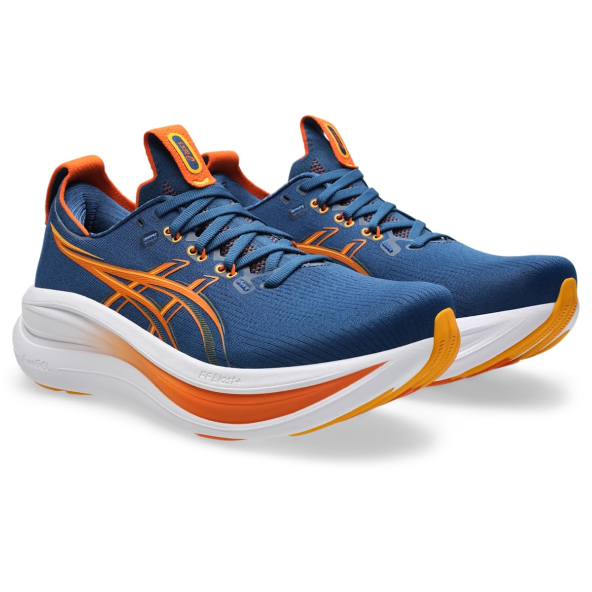 ASICS Men's Gel-Nimbus 28 Running Shoes, 10.5, Twilight Blue/ANZU - alternate product view 2