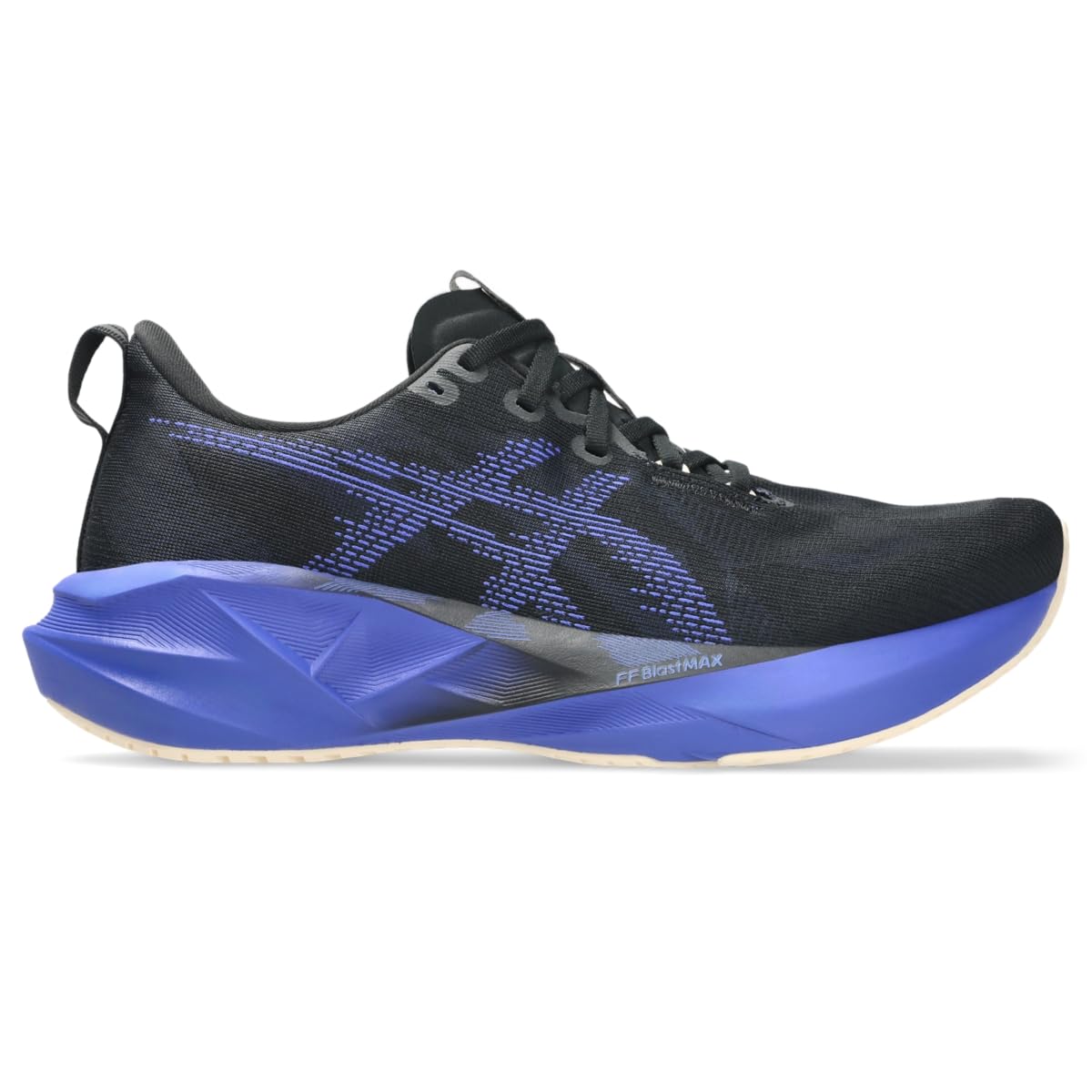 ASICS Men's NOVABLAST 5 Running Shoes, 10.5, Black/Cobalt Burst - alternate product view 8