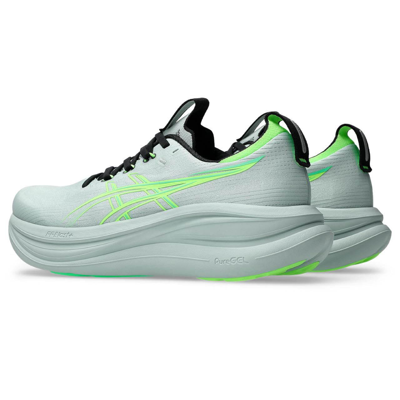 ASICS Men's Gel-Nimbus 28Sneaker, Cold Moss Illuminate Green, 10.5 US - alternate product view 2
