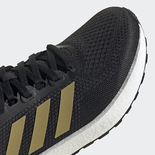 adidas Women's Pureboost 22 Black/Gold Metallic/Carbon 5.5
