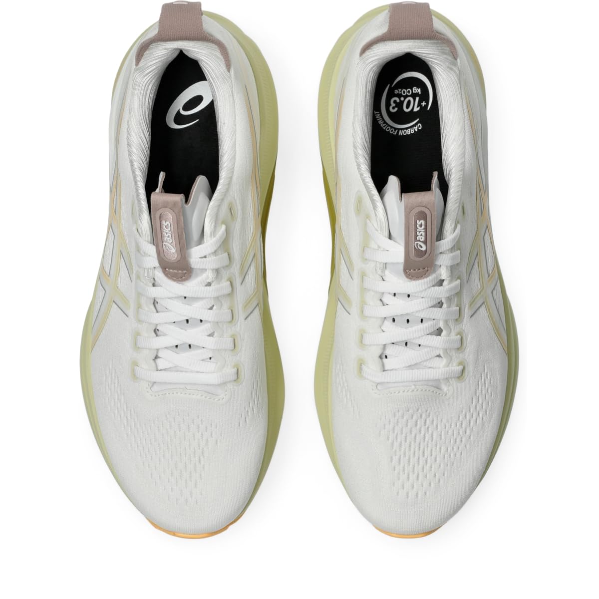ASICS Men's Gel-Kayano 32 Running Shoes, 12, White/Orange Glow
