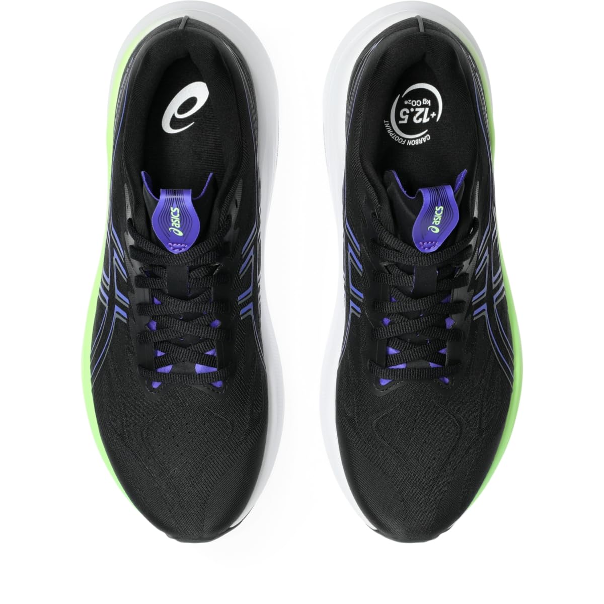 ASICS Men's GT-2000 14 Running Shoes, 9.5, Black/Cobalt Burst