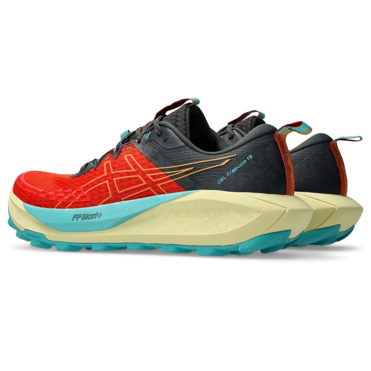ASICS Men's Gel-Trabuco 13 Running Shoe, 7.5, PIQUANT Orange/Sandstorm