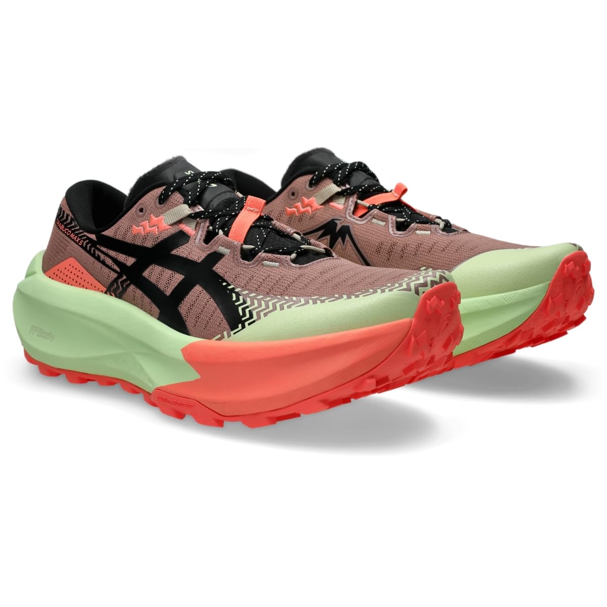 ASICS Men's Trabuco MAX 5 Running Shoes, 10.5, UMEBOSHI/Black - alternate product view 2