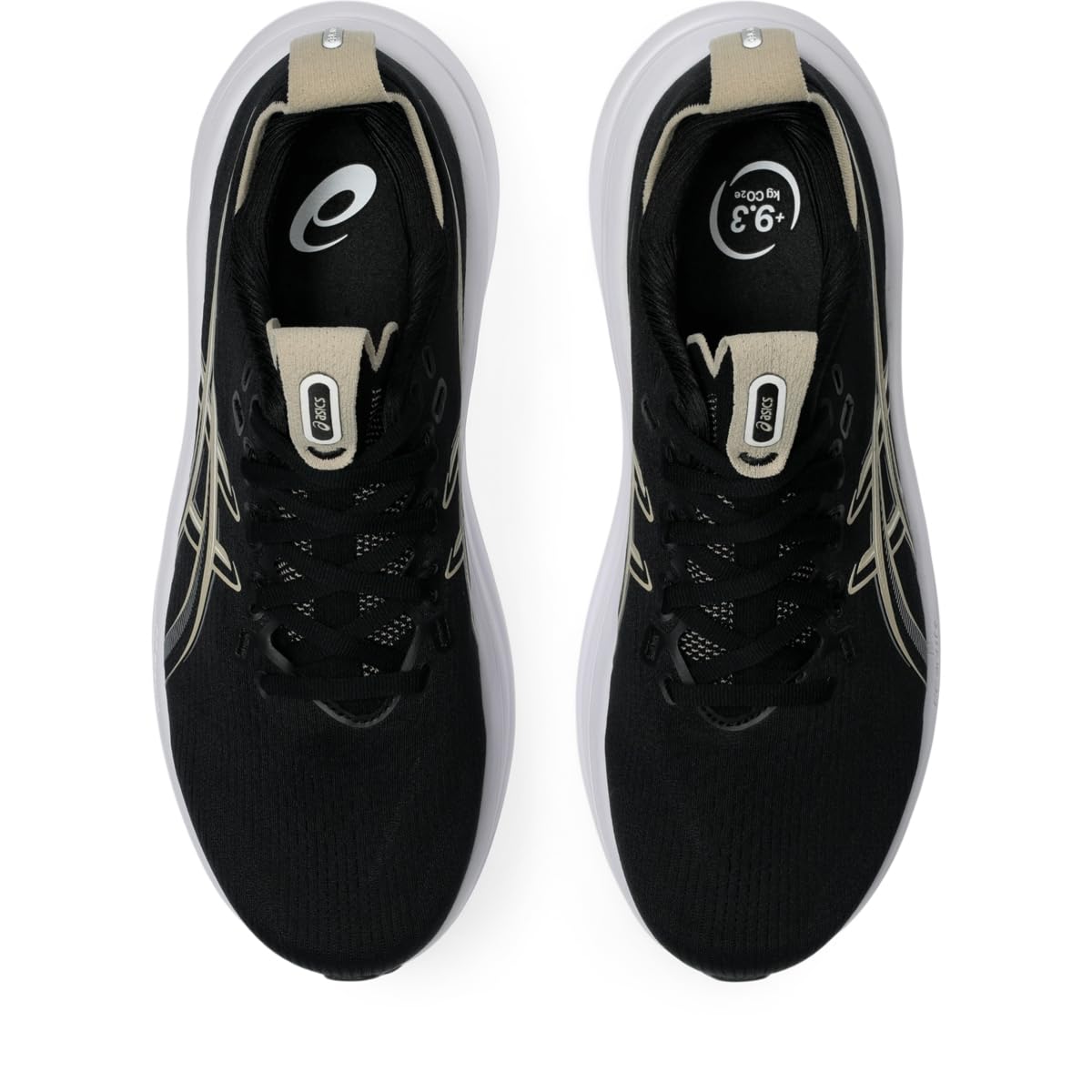 ASICS Men's Gel-Nimbus 28 Running Shoes, 10.5, Black/Feather Grey - alternate product view 7