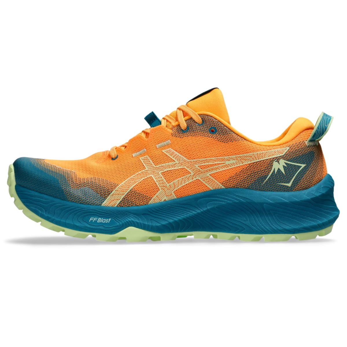 ASICS Men's Gel-Trabuco 12 Running Shoes, 7.5, Stadium Orange/Cool Matcha - product image