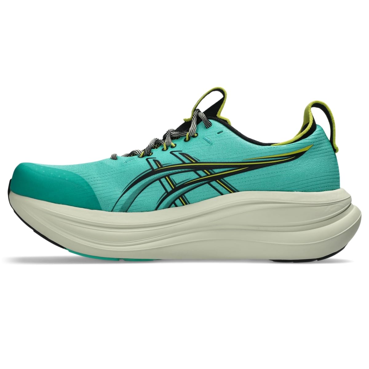 ASICS Men's Gel-Nimbus 28 TR Running Shoes, 10.5, Aurora Green/Black