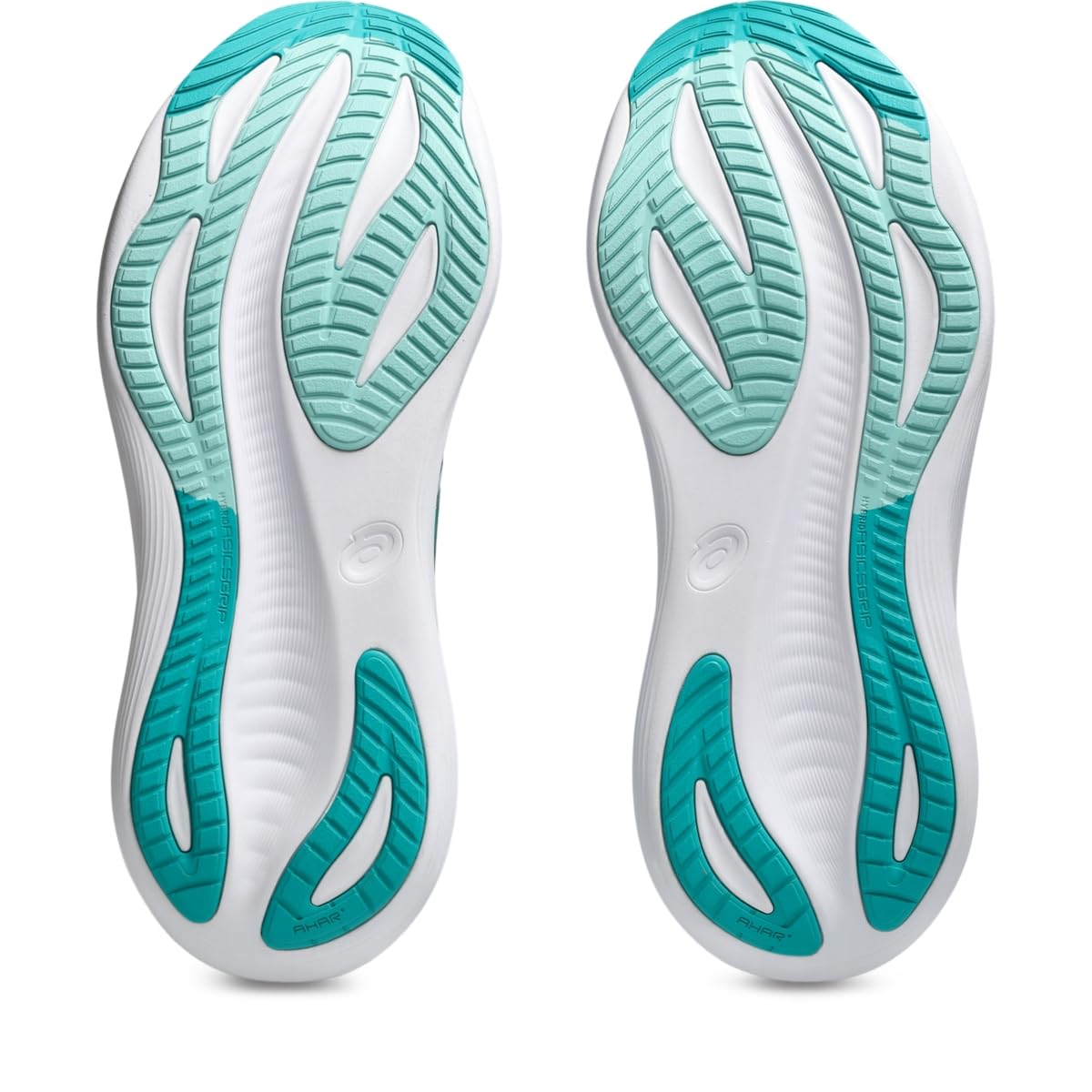 ASICS Men's Gel-Nimbus 27 Running Shoes, 10.5, Wave Teal/Saxon Green