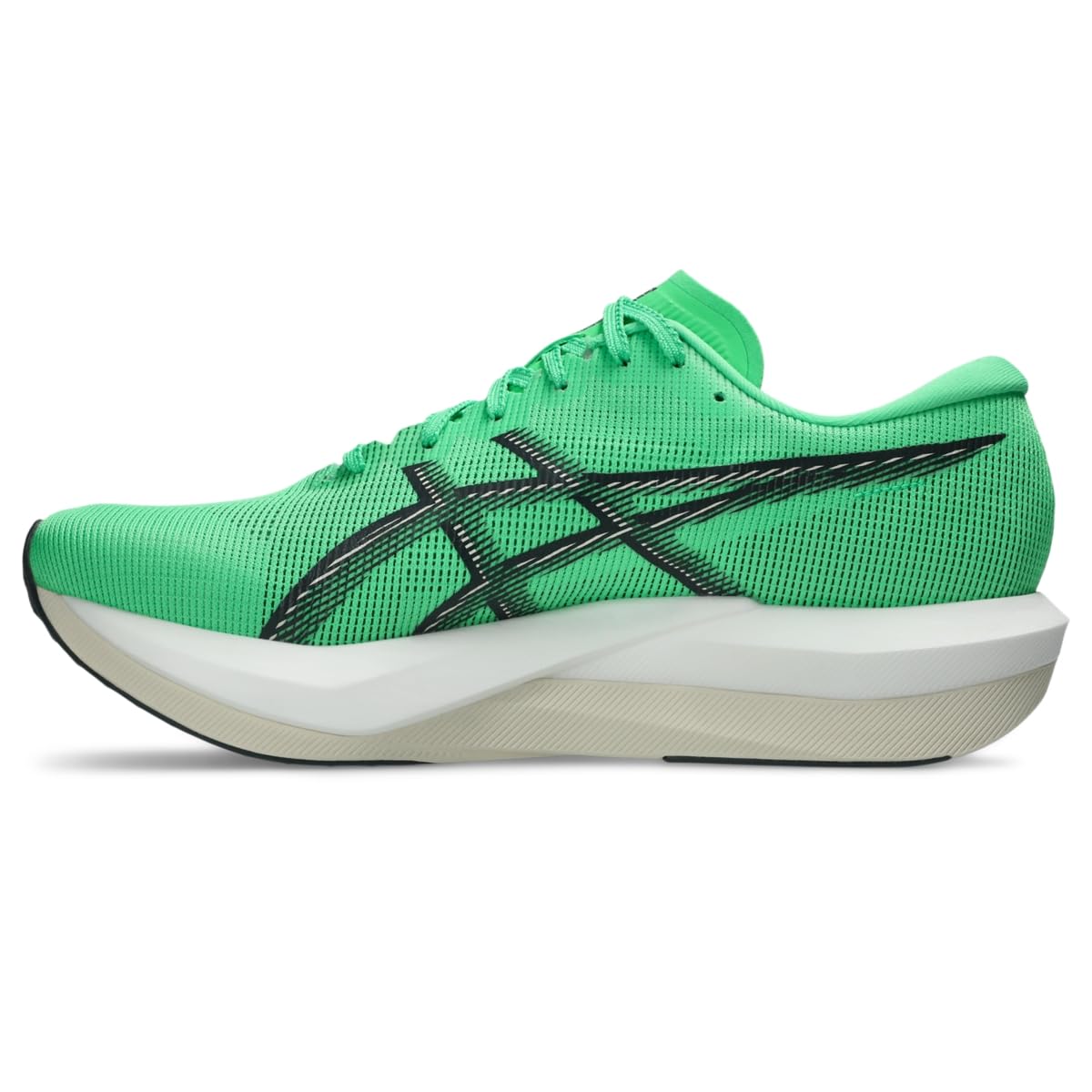ASICS Unisex Magic Speed 5 Running Shoes, 10.5M / 12W, Vital Green/Carrier Grey