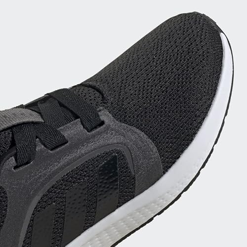 Adidas Women's Edge Lux 5 Running Shoe, Core Black/Core Black/Iron Metallic, 5.5