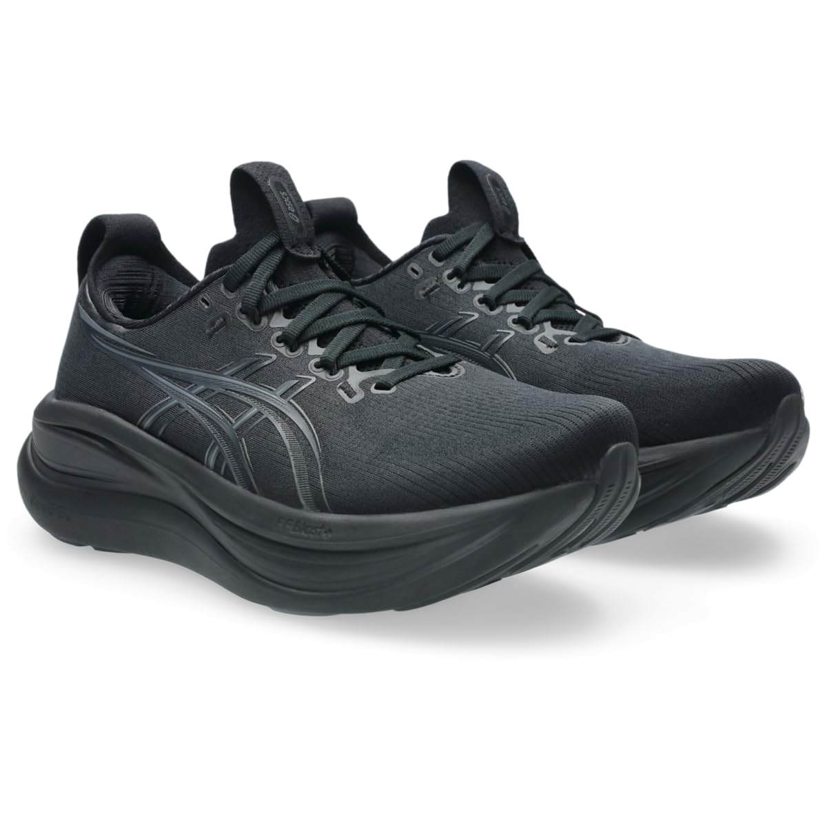 ASICS Women's Gel-Nimbus 28 Running Shoes, 5.5, Black/Graphite Grey