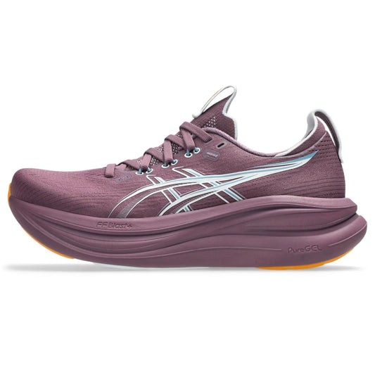 ASICS Women's Gel-Nimbus 28 Running Shoes, 5.5, Velvet Purple/Arctic Blue